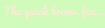 Image with Font Color F9EBD3 and Background Color D0FBBB